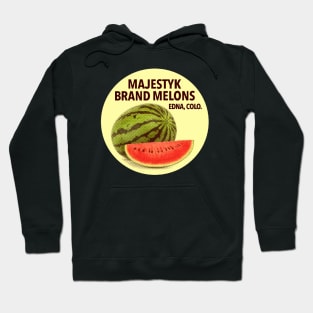 Majestyk Brand Melons (Vintage Fruit Sticker) Hoodie